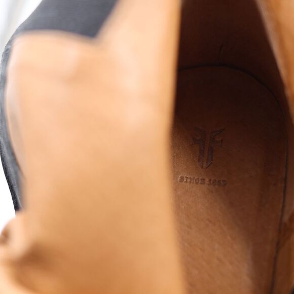 Frye Burnished Silver Ankle Heeled Boots 6 - Picture 14 of 14